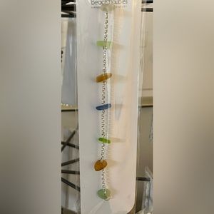 Beach glass bracelet